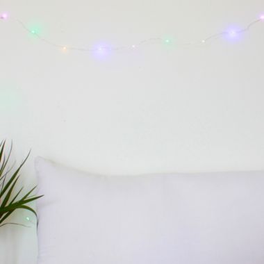 Perfect Holiday Modern Decorative 20 LED Mini String Light, Batteries Included - Multi Color. View a larger version of this product image.