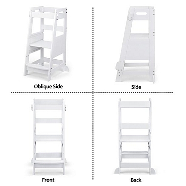 TOETOL 150 lbs White Children Step Stool. View a larger version of this product image.