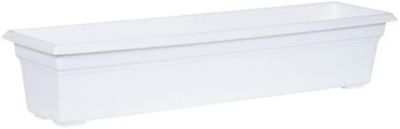 Novelty (#16302) Countryside Flower Box Planter, White - 30"