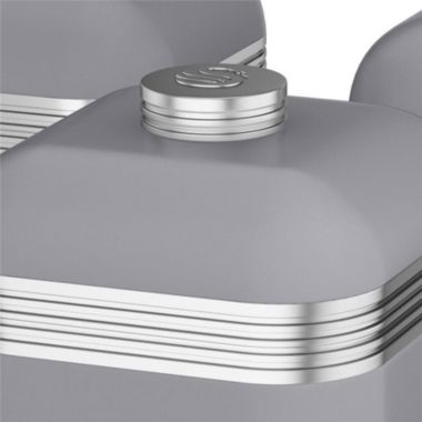 Swan Retro Set of 3 Canisters Grey. View a larger version of this product image.