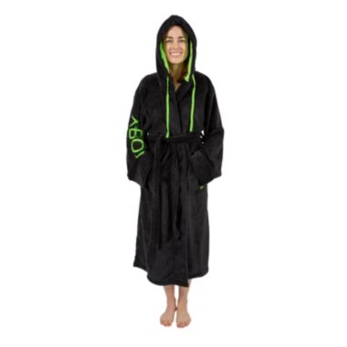 Xbox Gamer Unisex Hooded Fleece Robe for Adults One Size Fits Most. View a larger version of this product image.