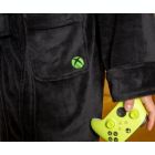 Alternate image 3 for Xbox Gamer Unisex Hooded Fleece Robe for Adults   One Size Fits Most