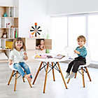 Alternate image 1 for Costway Kids Modern Dining Table Set with 2 Armless Chairs