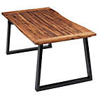 Alternate image 1 for vidaXL Dining Table Solid Acacia Wood 70.9"x35.4"