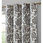 Alternate image 0 for THD Paisley Faux Silk 100% Blackout Room Darkening Thermal Lined Energy Efficient Curtain Grommet Panels - Pair