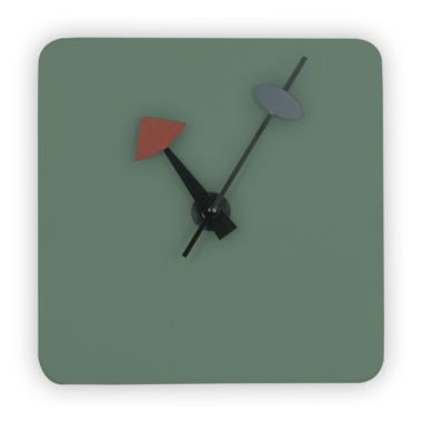 LeisureMod LeisureMod Manchester Modern Design Square Silent Non-Ticking Wall Clock MCLS9OG. View a larger version of this product image.