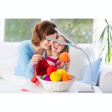 Daylight DuoLamp Table - UN1520 - Adjustable Brightness - LED - Flexible Shades. View a larger version of this product image.