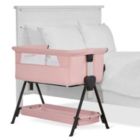 Alternate image 1 for Dream On Me Lilly Bassinet & Bedside Sleeper In Pink
