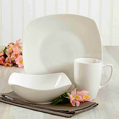 Gibson Home Zen Buffetware Square 12 Piece Dinnerware Set. View a larger version of this product image.