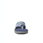 Alternate image 3 for Dearfoams Women's Melanie Colorblocked Microfiber Terry Thong Slipper