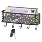 Alternate image 1 for mDesign Metal Wall Mount Entryway Storage, Mail Sorter Basket