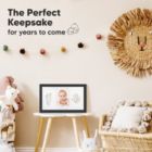 Alternate image 3 for KeaBabies Baby Hand and Foot Print Kit, Duo Baby Picture Frame for Newborn, Baby Keepsake Frames (Onyx Black)