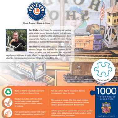 MasterPieces 1000 Piece Jigsaw Puzzle For Adults, Family, Or Kids - Lionel Dreams - 19.25"x26.75". View a larger version of this product image.