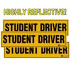 Alternate image 0 for Zone Tech Set of 3 Student Driver Vehicle Bumper Magnet - Premium Quality Highly Reflective Student Driver Bumper Safety Sign Magnet