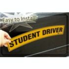 Alternate image 1 for Zone Tech Set of 3 Student Driver Vehicle Bumper Magnet - Premium Quality Highly Reflective Student Driver Bumper Safety Sign Magnet