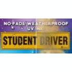 Alternate image 2 for Zone Tech Set of 3 Student Driver Vehicle Bumper Magnet - Premium Quality Highly Reflective Student Driver Bumper Safety Sign Magnet
