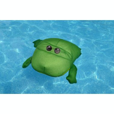 The Pool Supply Shop 30" Lilly Seaside Rider Stuffed Floating Frog Swimming Pool Pillow. View a larger version of this product image.