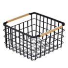 Alternate image 0 for mDesign Metal Steel Wire Square Closet Storage Basket w/ Handles