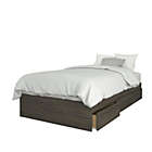 Alternate image 0 for Nexera Amaro 4 Piece Twin Size Bedroom Set - Bark Grey and Black