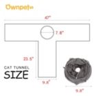 Alternate image 1 for Ownpets Cat Cube 3-Way Tunnels Extensible & Collapsible