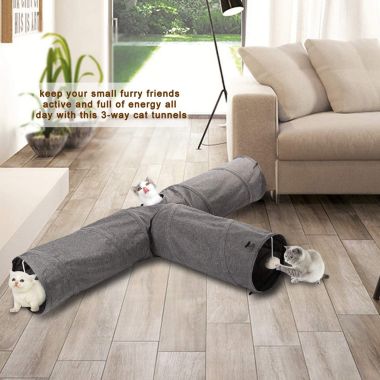 Ownpets Cat Cube 3-Way Tunnels Extensible & Collapsible. View a larger version of this product image.