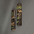 Alternate image 3 for J.D. Yeatts Hand Crafted Wooden Tiki Wall Masks 20 Inch Set of 2 Pineapple and Sea Turtle Designs