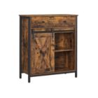 Alternate image 0 for BreeBe Industrial Storage Sideboard with Sliding Barn Door