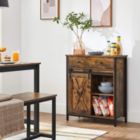 Alternate image 3 for BreeBe Industrial Storage Sideboard with Sliding Barn Door