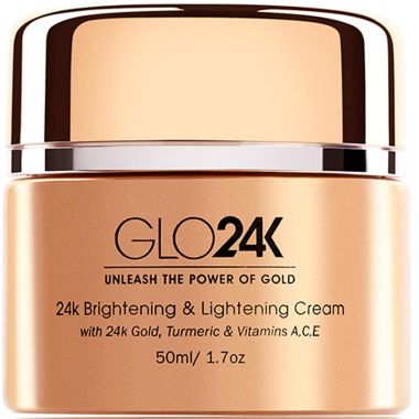 GLO24K Brightening & Lightening Cream with 24k Gold, Turmeric & Vitamins A,C,E. View a larger version of this product image.