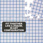 Alternate image 2 for KnitIQ Blocking Mats For Knitting - Extra Thick Blocking Boards With Grids, 100 T-Pins