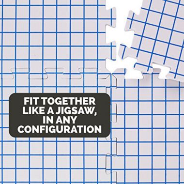 KnitIQ Blocking Mats For Knitting - Extra Thick Blocking Boards With Grids, 100 T-Pins. View a larger version of this product image.