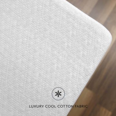 Softex Sensorpedic Cool Cotton Waterproof Luxurious Mattress Protector - Twin 75x39x0.5", White. View a larger version of this product image.