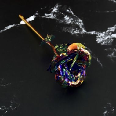 Department Store 2Pcs 24K Golden Plated Rose Perfect Gift for Mother's Day, Professor's Day, Easter, Valentine's Day, Birthday Gift - Length 25cm/10in. Flower Diameter 8 Cm/3 Inches. View a larger version of this product image.