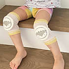 Alternate image 3 for Wrapables Protective Baby Knee Pads for Crawling / Hedgehog