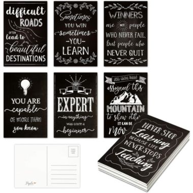 Pipilo Press Motivational Postcards, 20 Designs (4 x 6 in, 40 Pack). View a larger version of this product image.
