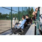 TravelChair Outdoor Beach Camping Picnic Portable Stadium Seat Black