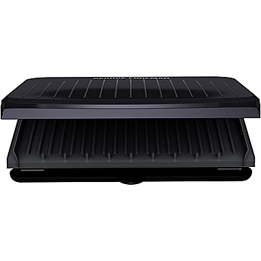 George Foreman 9 Serving Classic Plate Electric Indoor Grill and Panini Press in Gunmetal Grey. View a larger version of this product image.