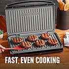 Alternate image 2 for George Foreman 9 Serving Classic Plate Electric Indoor Grill and Panini Press in Gunmetal Grey