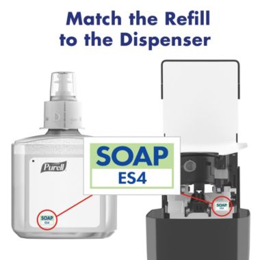 Purell ES4 1200 ml Wall Mount Gel Soap Dispenser (Pack of 1). View a larger version of this product image.