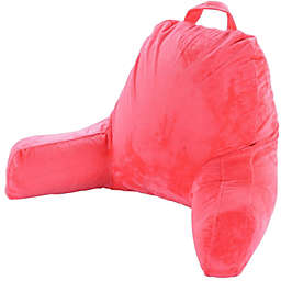 Cheer Collection Shredded Memory Foam TV Pillow  & Backrest - Pink
