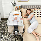 Alternate image 1 for Costway Baby Bassinet Bedside Sleeper with Storage Basket and Wheel for Newborn-Beige