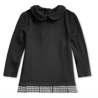 Ralph Lauren Baby Girl's Shirtdress & Bloomer Black Size 6MOS. View a larger version of this product image.