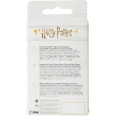 Lifeprint PH50 Harry Potter Magic Photo and Video Printer Sticky Backed Film - 40 Pack, White. View a larger version of this product image.