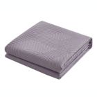 Alternate image 3 for NY&C Home Ridge 7 Piece Quilt Set Contemporary Y-Shaped Geometric Pattern Bed In A Bag Bedding - Sheets Pillowcases Pillow Shams Included, Queen, Purple