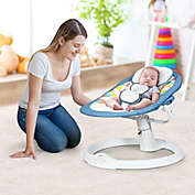 Slickblue Baby Swing Electric Rocking Chair with Music Timer-Blue