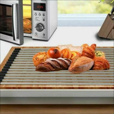 Infinity Merch Over the Sink Multipurpose Roll-Up Dish Drying Rack. View a larger version of this product image.