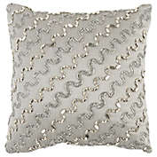 Rizzy Home 12" x 12" Pillow - T13123 - Silver