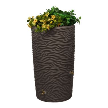 Good Ideas Impressions Palm 65 Gallon Rain Saver - Oak. View a larger version of this product image.