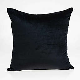 HomeRoots Home Decor. Super Soft Solid Color Black Decorative Accent Pillow.