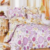 Blancho Bedding Baby Pink 100% Cotton 5PC Comforter Set (King Size)